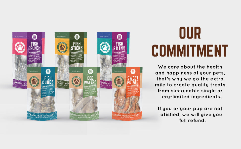 Cod Skin Crunch Sticks for Dogs - 5 oz MSC