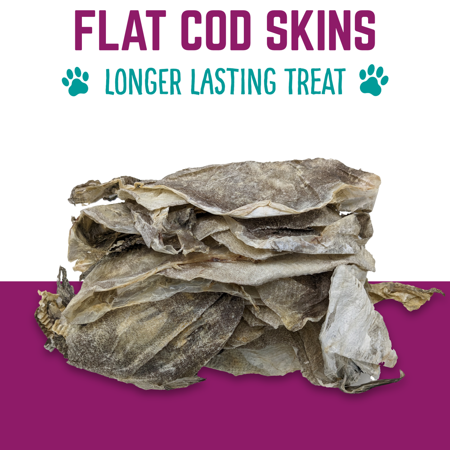 BULK - Fish Skins - Single Ingredient Cod Fish Skin 3 lbs