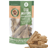Cod Fish Wafer Dog Treats - Single Ingredient Snacks 8-oz