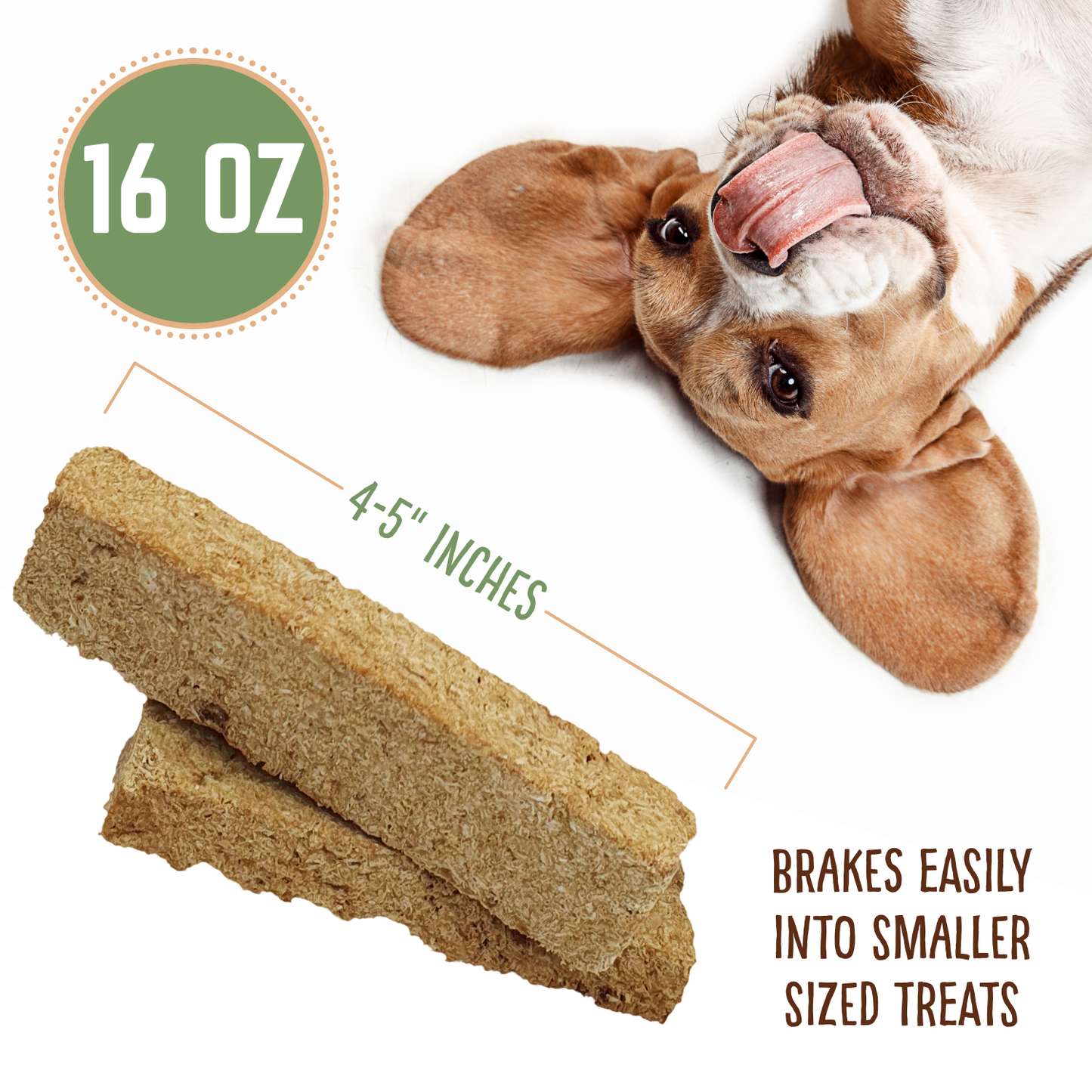 Cod Fish Wafer Dog Treats - Single Ingredient Snacks 16-oz