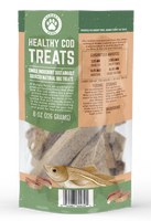 Cod Fish Wafer Dog Treats - Single Ingredient Snacks 8-oz