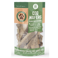Cod Fish Wafer Dog Treats - Single Ingredient Snacks 8-oz