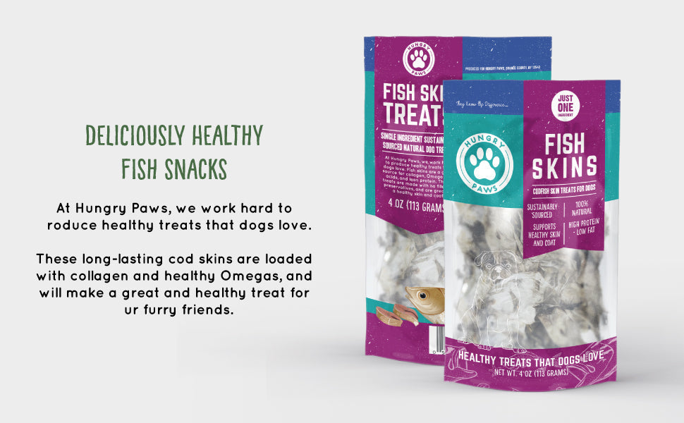 Cod Fish Skin Pattern BULK - Fish Skins - Single Ingredient Cod Fish Skin 3 lbs – Hungry Paws