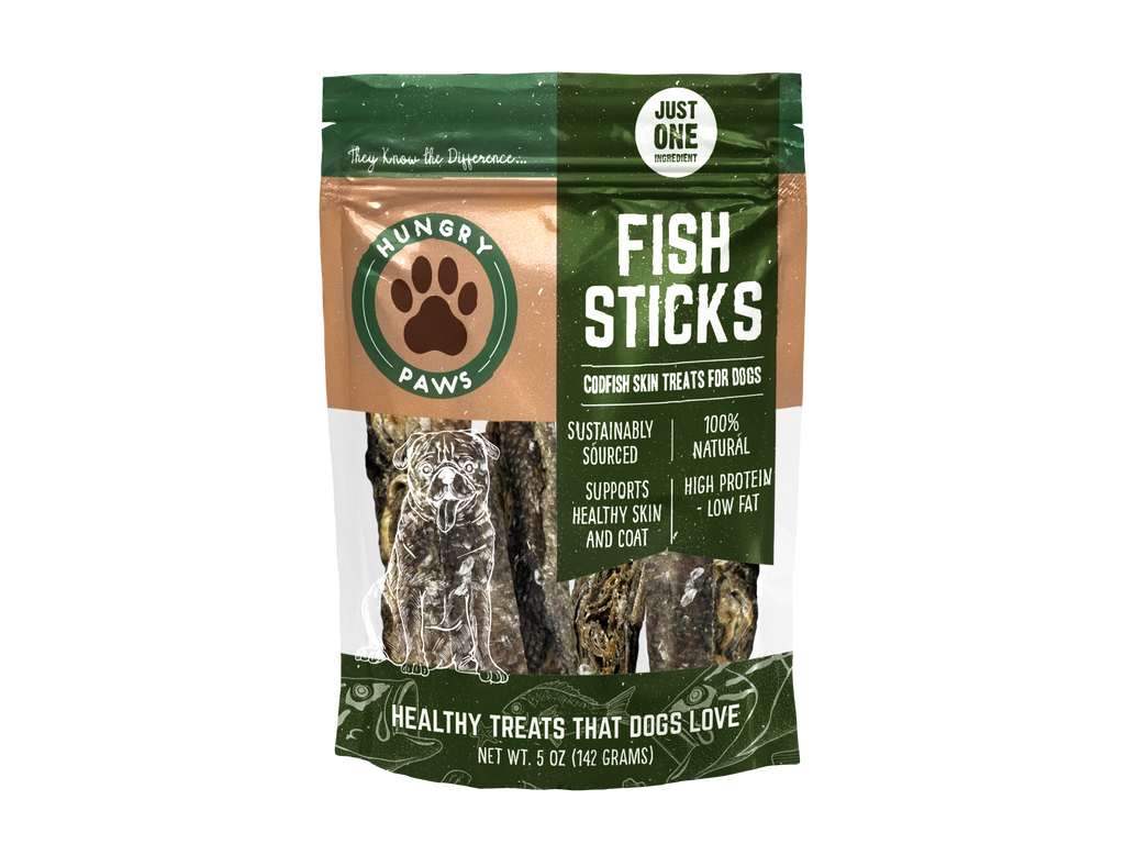Cod Skin Sticks for Dogs - 8 oz