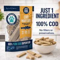 Hungry Paws Cod Fish Wafers for dogs, 8 oz