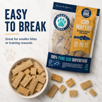 Hungry Paws Cod Fish Wafers for dogs, 8 oz