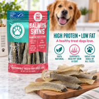 Hungry Paws Salmon Skins for dogs, 5 oz