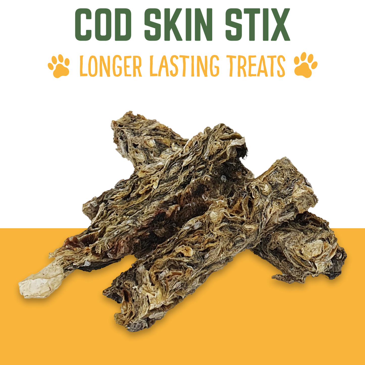 Cod Skin Sticks for Dogs -    5 oz MSC