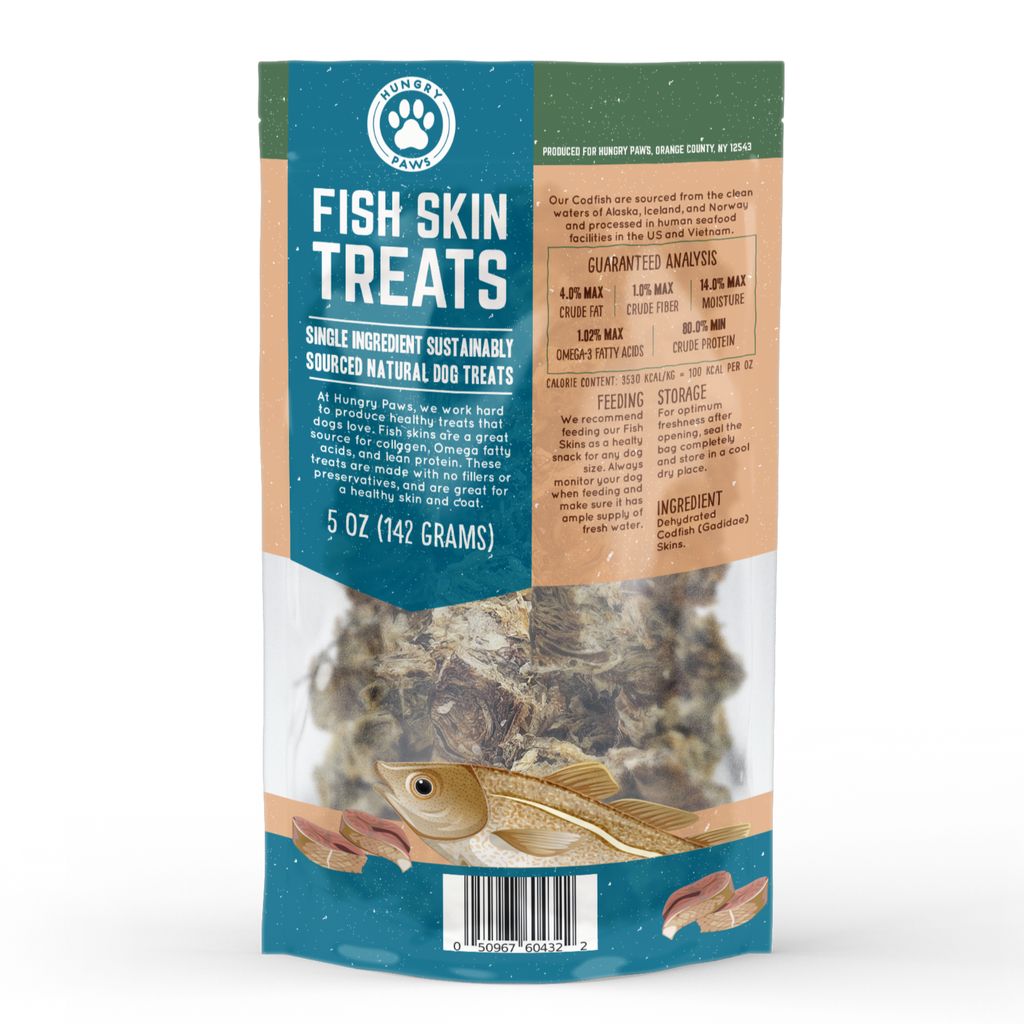 Jr Cod Skin Cubes Cod Skin Cubes for Dogs - 5 oz – Hungry Paws