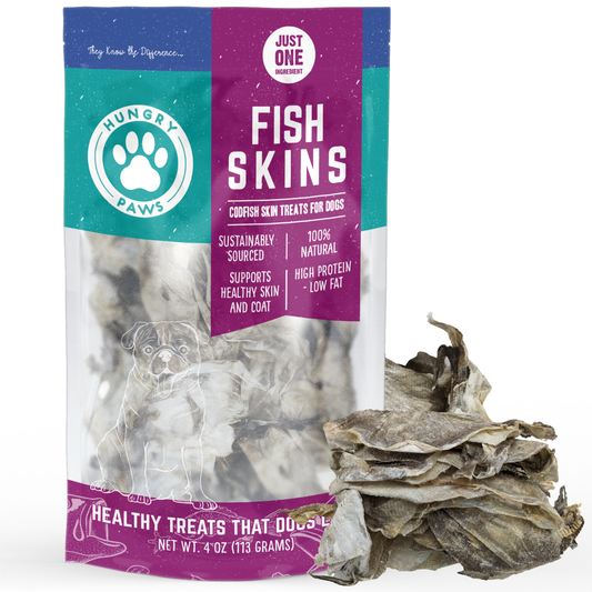 Fish Skins - Single Ingredient Cod Fish Skin 4-oz