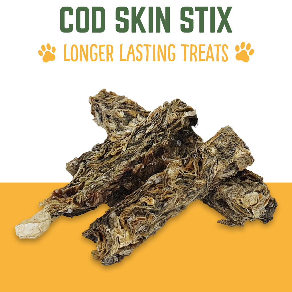 Cod Skin Sticks for Dogs -    8 oz
