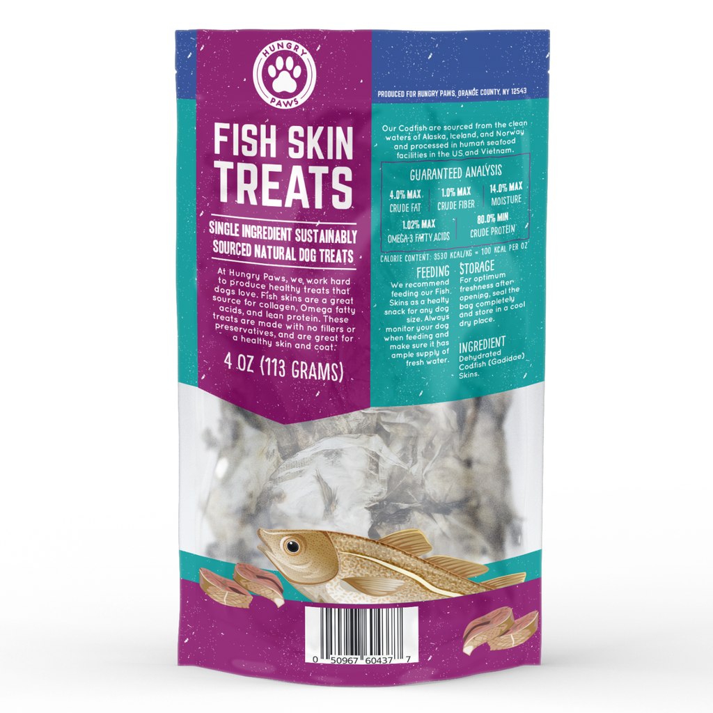 Dried fish skin dog treats hotsell